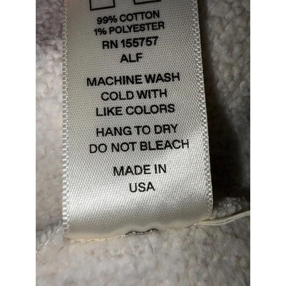 Madhappy Mens Heritage Crewneck Sweatshirt Heather‎ Grey Embroidered Logo Large